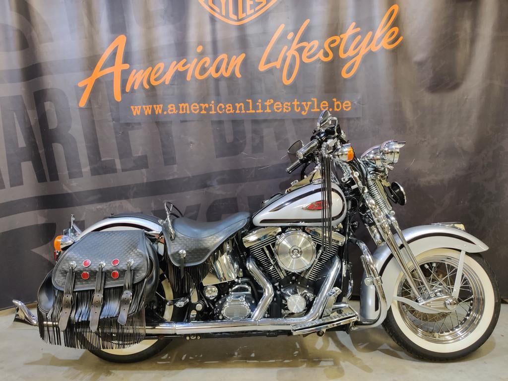 Harley-Davidson Chopper Softail Heritage Springer FLSTS, Motos, Motos | Harley-Davidson, Entreprise, Autre