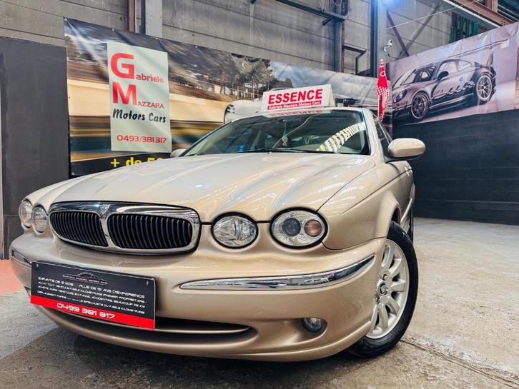 Jaguar X-Type 2.5i V6 Automaat Airco Leder, Auto's, Jaguar, Bedrijf, Te koop, ABS, Airbags, Boordcomputer, Cruise Control, Lederen bekleding