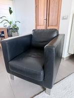 Lederen salon, 3 zit en 2x 1 zit + hocker, Enlèvement, Utilisé