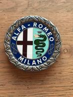 Alfa Romeo emaille badge bordje, Verzamelen, Ophalen of Verzenden, Zo goed als nieuw, Reclamebord