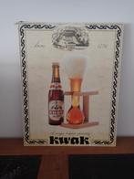 Kwak reclame bord , retro model jaren 80 in dik karton, Enlèvement ou Envoi, Utilisé, Panneau, Plaque ou Plaquette publicitaire