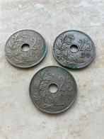 Munt 25 cent 1908, 1922, 1929., Postzegels en Munten, Munten | België, Ophalen of Verzenden