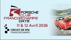 2 E-tickets porsche club francorchamps 11-12/04 - 10 EUR, Tickets & Billets