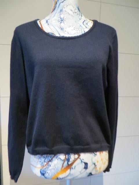 Donkerblauwe dames trui - vila clothes - large - nieuw, Kleding | Dames, Truien en Vesten, Blauw, Maat 42/44 (L), Nieuw, Ophalen of Verzenden