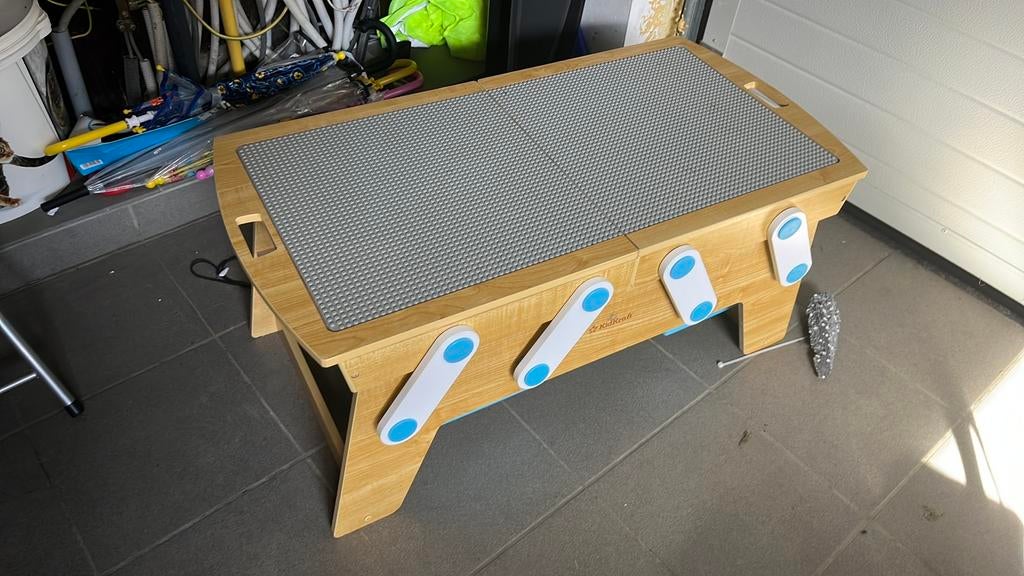 Lego tafel met 3 bakken, Ophalen, Zo goed als nieuw, Lego