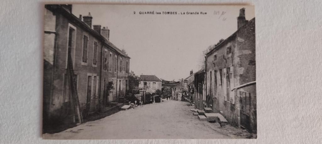 oude postkaart Quarré les Tombes, Morvan, France, Collections, Cartes postales | Étranger, Envoi, Non affranchie, France