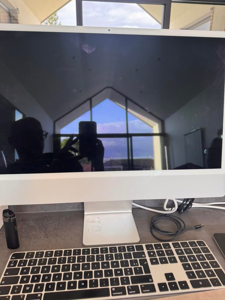 iMac 24”, Computers en Software, Apple Desktops, Ophalen, Zo goed als nieuw, IMac