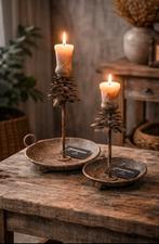 Countryfield kandelaars set van 2 - landelijk/industrieel, Enlèvement ou Envoi