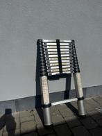 telescopische ladder, 3.8 meter, Tuin en Terras, Ophalen, Zo goed als nieuw