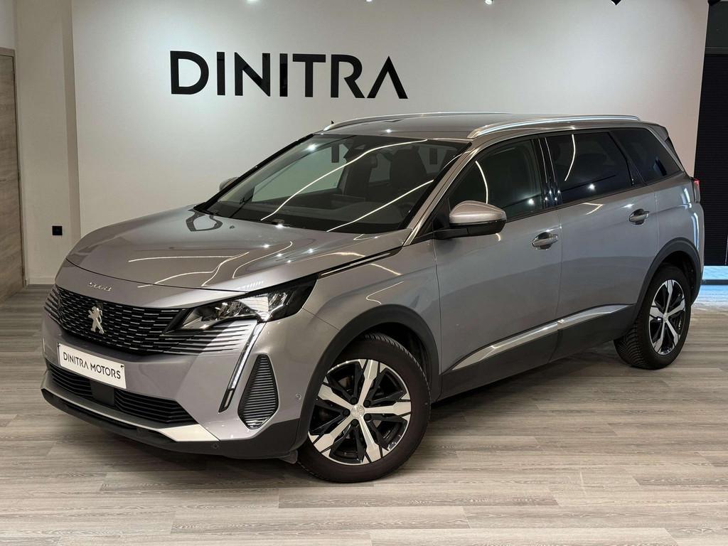 Peugeot 5008 1.5 BlueHDI Allure 360/LED/Carplay/Cruise, Autos, Argent ou Gris, Achat, Euro 6, Entreprise
