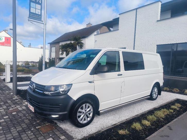 Volkswagen t6 transporter duble cabine Lang Automatique, Autos, Volkswagen, Particulier, Transporter, Caméra de recul, Diesel