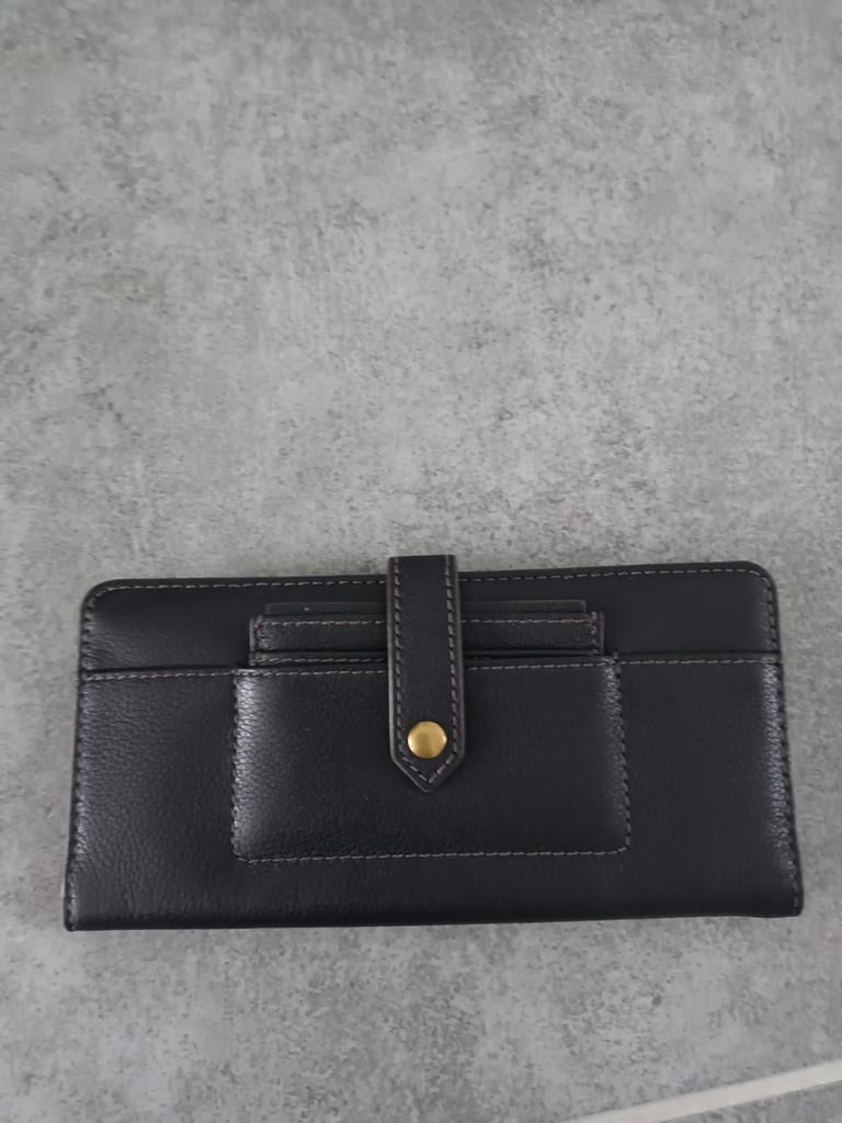 Damesportemonnee Fossil, Ophalen, Zwart