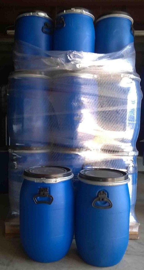 Fût 60 litres ouverture total rénové, Jardin & Terrasse, Barils de pluie, Enlèvement, Utilisé, Synthétique, Avec robinet