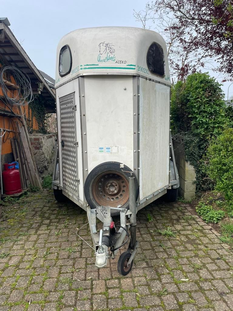 Van deux chevaux Aceco XL2002 ., Enlèvement, Utilisé, Remorque 2 chevaux