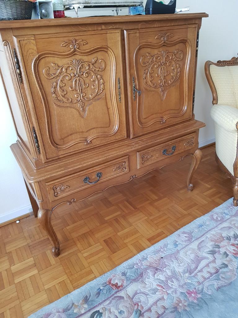 Meuble bar en chêne, Enlèvement