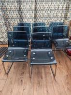 Chaises en Plexiglass bleu (8), Maison & Meubles, Enlèvement, Autres matériaux, Bleu, Moderne