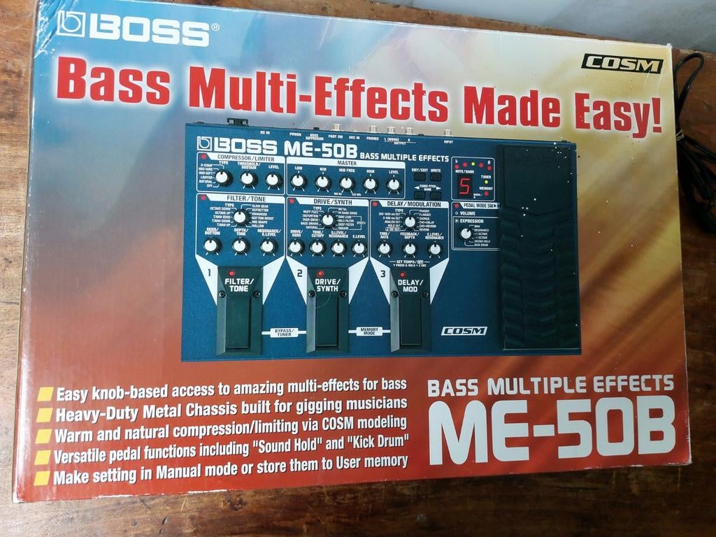 Boss ME 50B bas multi-effect, Muziek en Instrumenten, Ophalen of Verzenden, Delay of Echo