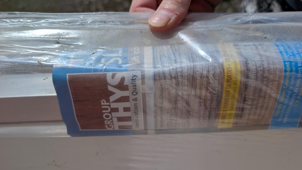 Houten schuifdeur, Ophalen