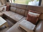 Lederen hoeksalon, Huis en Inrichting, Ophalen, Gebruikt, Leer