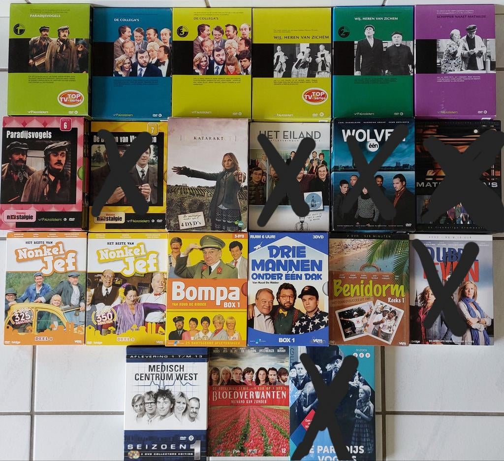 Dvd Box Paradijsvogels Nonkel Jef Bompa Katarakt, Cd's en Dvd's, Dvd's | Nederlandstalig, Ophalen of Verzenden