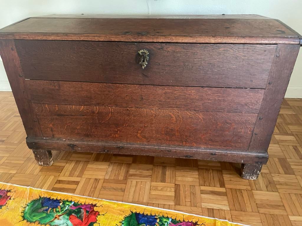 Antieke koffer, Ophalen, Gebruikt, 100 tot 150 cm, 50 tot 75 cm