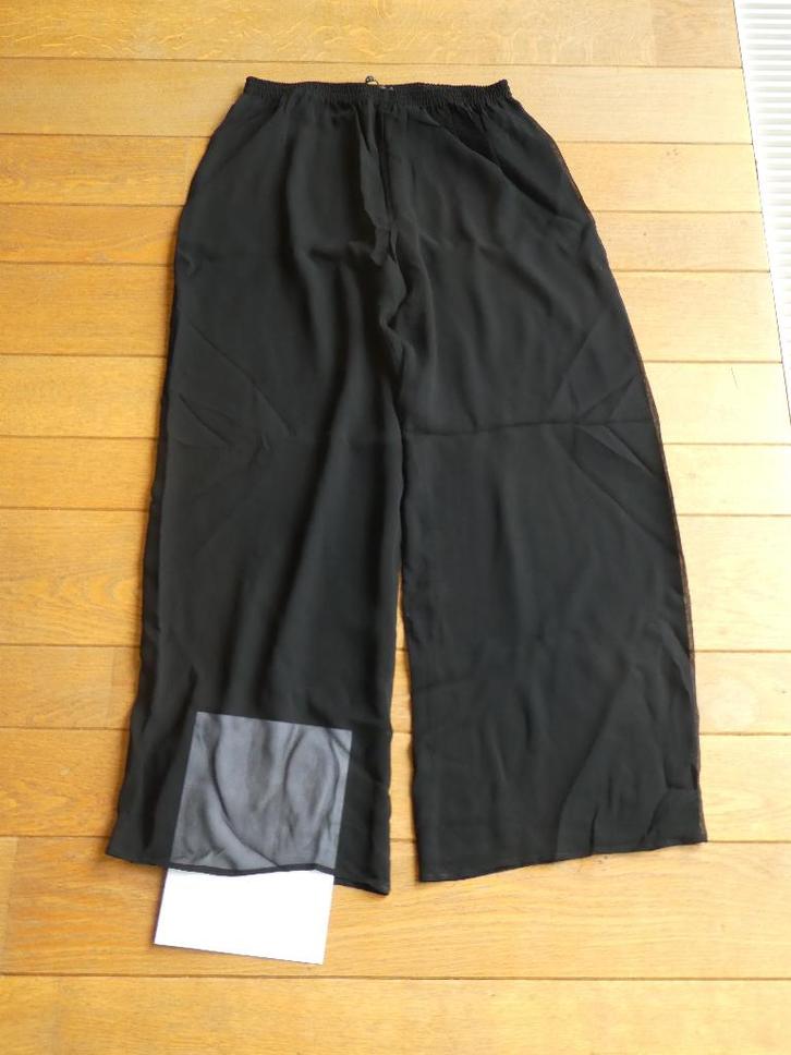 Zwarte broek – Nitya – maat 42, Kleding | Dames, Broeken en Pantalons, Zo goed als nieuw, Maat 42/44 (L), Zwart, Lang, Ophalen of Verzenden