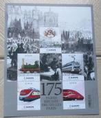 1 blok BL304 175 jaar parijs brussel 5 x nummer 1 europa, Postzegels en Munten, Europa, Frankeerzegel, Ophalen of Verzenden, Zonder stempel