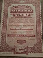 Aandeel van het mijnbouwbedrijf Bafwaboli, Ophalen of Verzenden, 1920 tot 1950, Aandeel