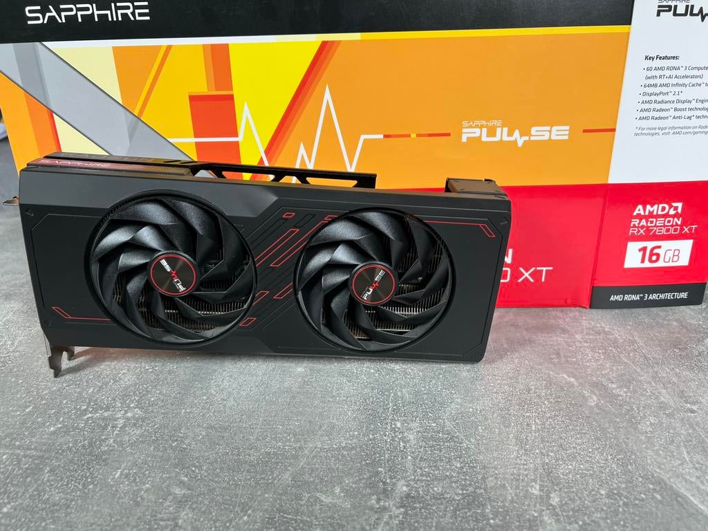 RX 7800 XT 16go sapphire pulse, Ophalen, Zo goed als nieuw, AMD, HDMI