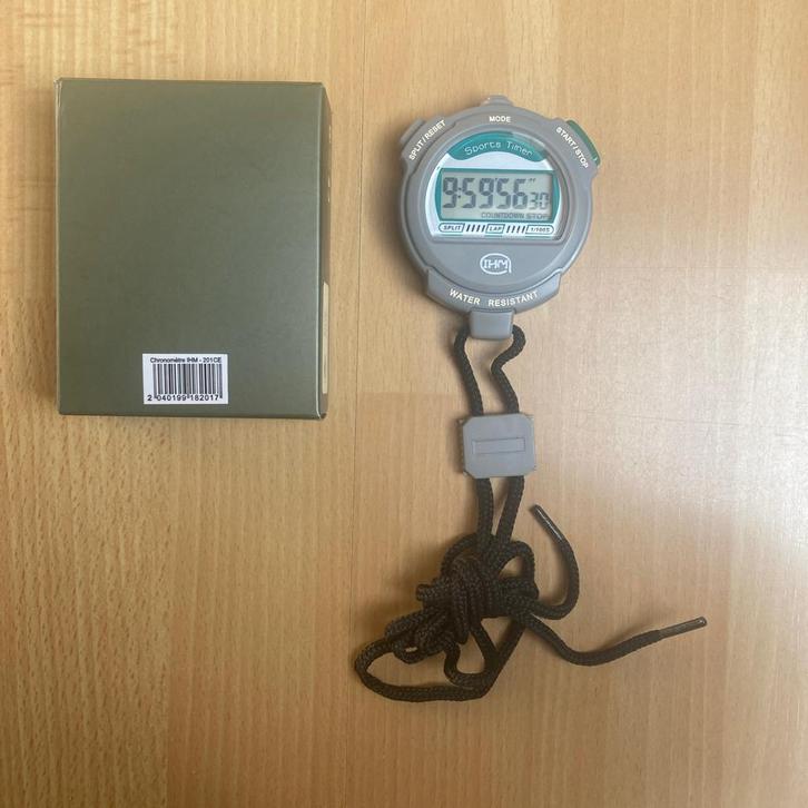 Chronomètre IHM 201 CE - Spécial Split/Lap - Neuf, Sports & Fitness, Cardiofréquencemètres, Neuf, Autres marques, Étanche, Enlèvement ou Envoi