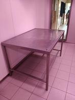 Inox tafel 150x100x90, Ophalen