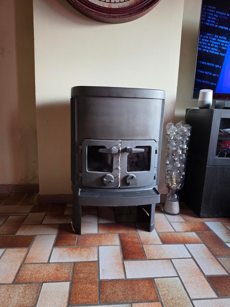 Poele à bois en fonte Morso, Maison & Meubles, Poêles, Enlèvement, Bois, Poêle à bois