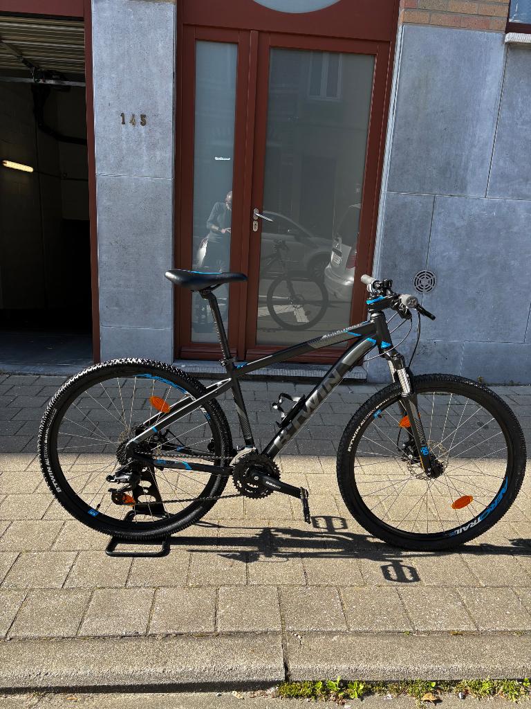 Btwin Rockrider ST 520 mountainbike maat S, Gebruikt, Hardtail, 49 tot 53 cm, Schijfrem