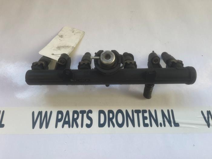 Galerij (Injectie) van een Volkswagen Polo, Auto-onderdelen, Brandstofsystemen, Volkswagen, Gebruikt, 3 maanden garantie, Ophalen of Verzenden