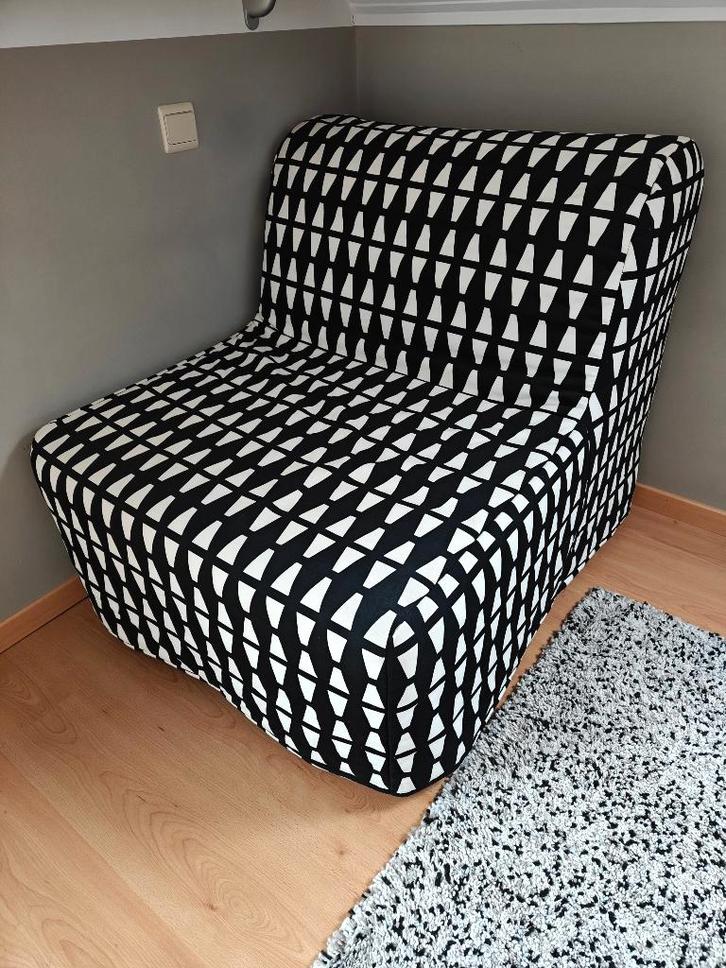 Slaapzetel, Maison & Meubles, Chambre à coucher | Canapés-lits, Comme neuf, Une personne, Gris, Enlèvement