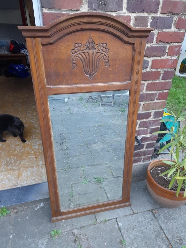 Antieke spiegel, Enlèvement, Autres formes, 50 à 100 cm, 100 à 150 cm