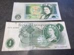 Verenigd koninkrijk 2 x 1 Pound, Ophalen of Verzenden