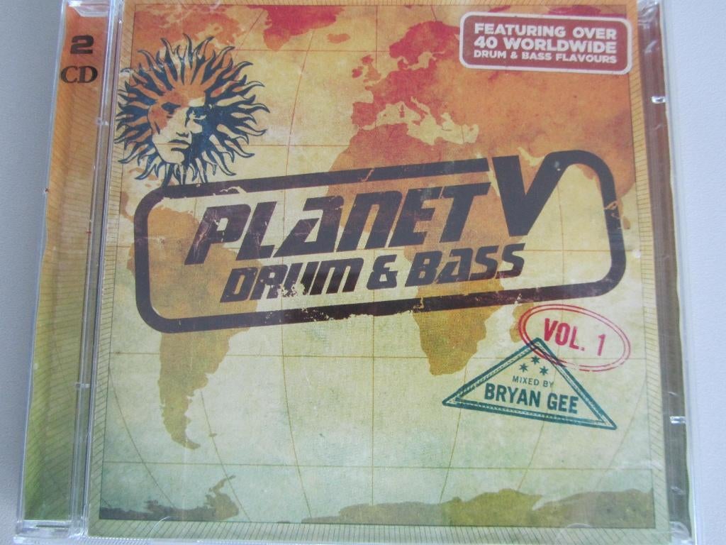 2CD PLANET V DRUM & BASS VOL 1. (mixed by Bryan Gee), Cd's en Dvd's, Cd's | Dance en House, Ophalen of Verzenden, Gebruikt, Drum and bass