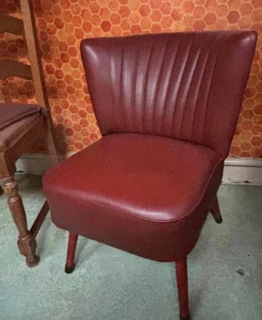 Fauteuil vintage, Maison & Meubles, Enlèvement, Comme neuf, Bois