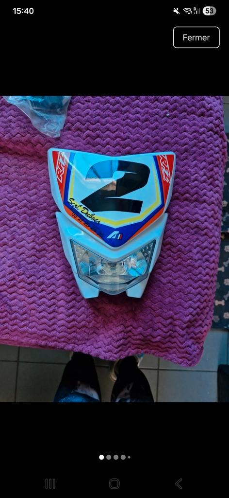Plaque phare pour dirt bike, Motos, Vêtements | Casques de moto, M, Enlèvement