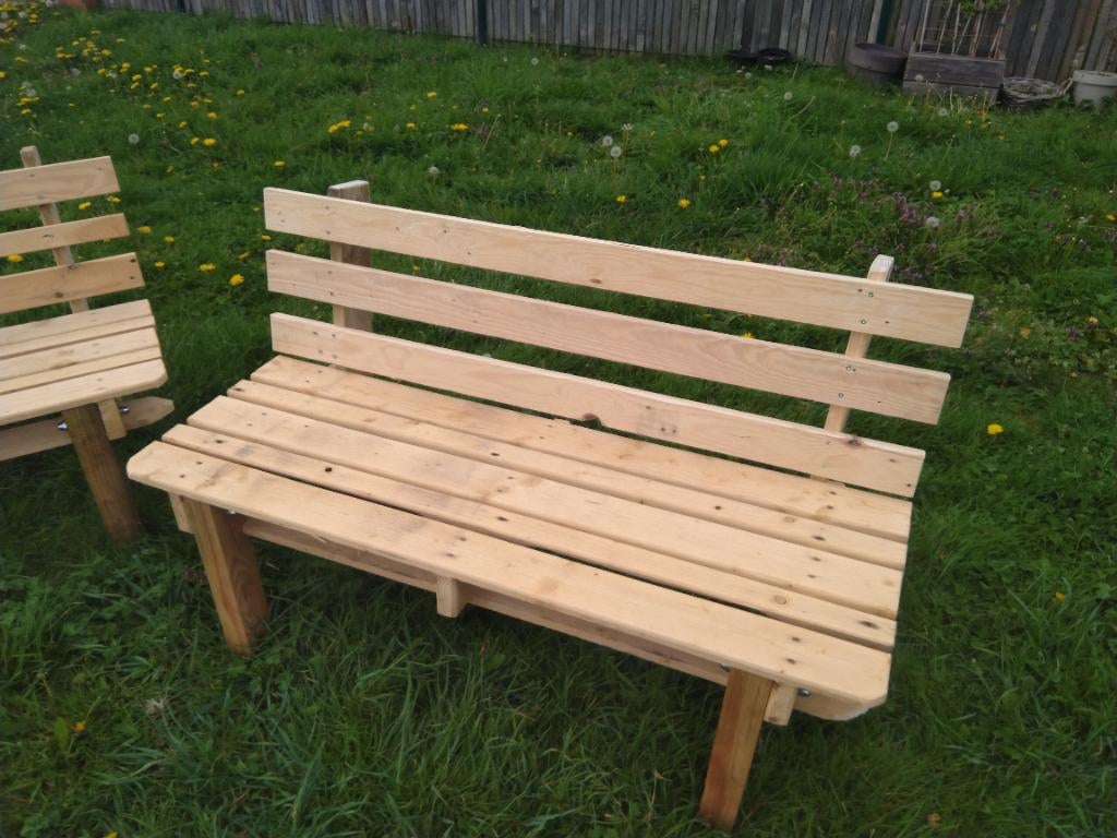 Banc extérieur, Jardin & Terrasse, Bancs de jardin, Enlèvement, Comme neuf, Bois