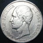 Zilver - België - 5 Francs - Leopold I - 1852, Verzenden, Zilver, Losse munt, Zilver