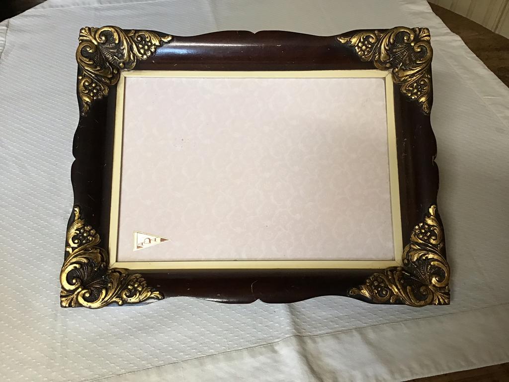 Cadre baroque vintage en bois, Enlèvement ou Envoi