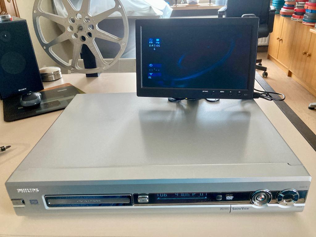 Philips DVDR70 dvd-recorder, getest en werkend, Enlèvement, Utilisé, Enregistreur DVD, Philips