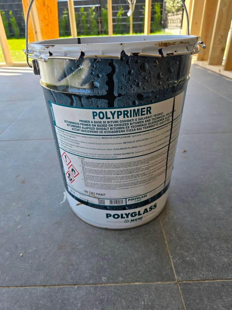 Polyprimer + restmaterialen dak (13L over), Watersport en Boten, Ophalen