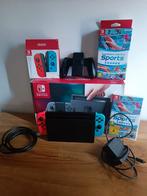 Nintendo Switch avec 1 jeu (Nintendo Switch sports) + manett, Enlèvement ou Envoi