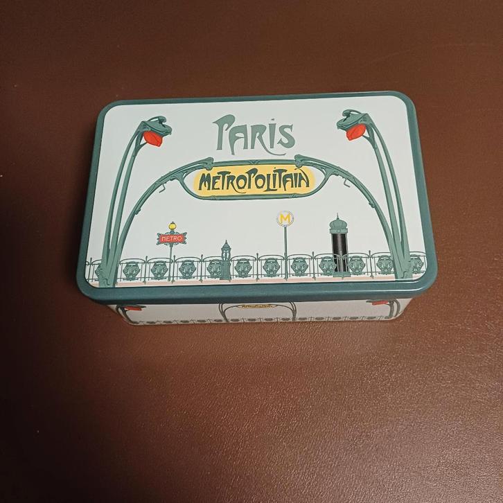 Boite en métal  « Paris », Collections, Boîte en métal, Enlèvement ou Envoi