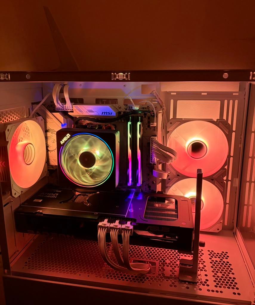 Gaming PC RX 9070 XT, R5 9600X, 32GB DDR5 6600Mhz, 1TB SSD, Computers en Software, 32 GB, Virtual Reality, Nieuw, Ophalen of Verzenden