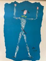 Jean Cocteau Les Arlequins 2 litho's Cobra beweging, Antiek en Kunst, Ophalen of Verzenden