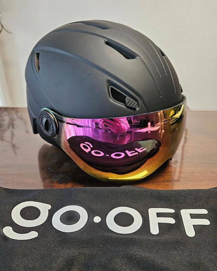 Skihelm met vizier nieuwstaat maat M, Sports & Fitness, Ski & Ski de fond, Comme neuf, Autres types, Enlèvement ou Envoi